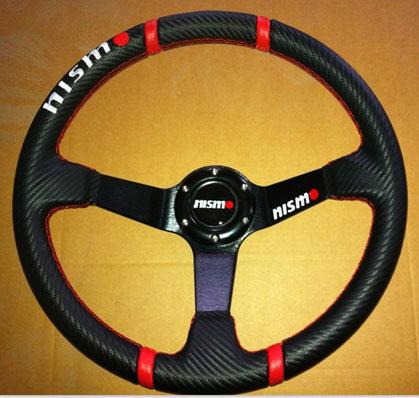 руль спортивный Nismo кожаный с выносом